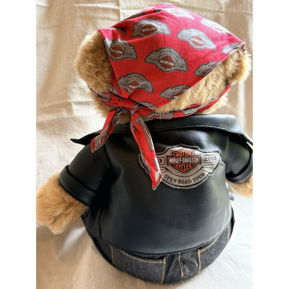 VTG 2003 Harley Davidson Bear 100th Anniversary Open Road Tour Plush Teddy Bear - Picture 2 of 12